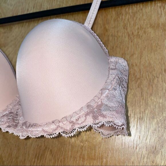 Adore Me Push Up Pink Lace Bra/Bralette - Picture 4 of 12